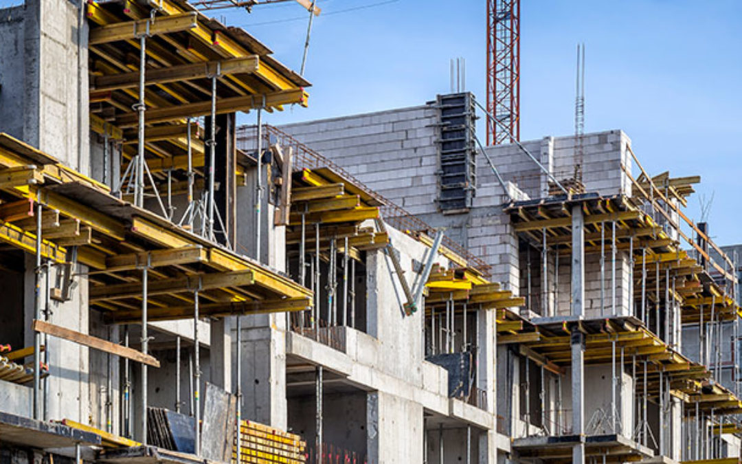 Concrete Slab Falls from Apartment Building Construction Site, Injuring Pedestrian